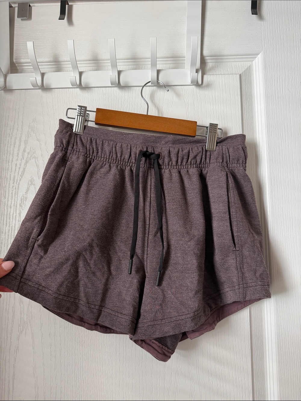 lululemon athletica Plum Drawstring Athletic Shorts